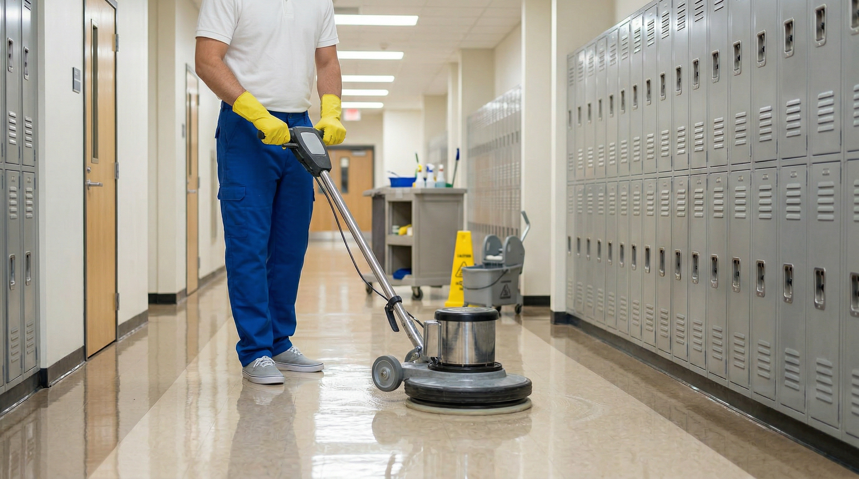 Institutional cleaning services